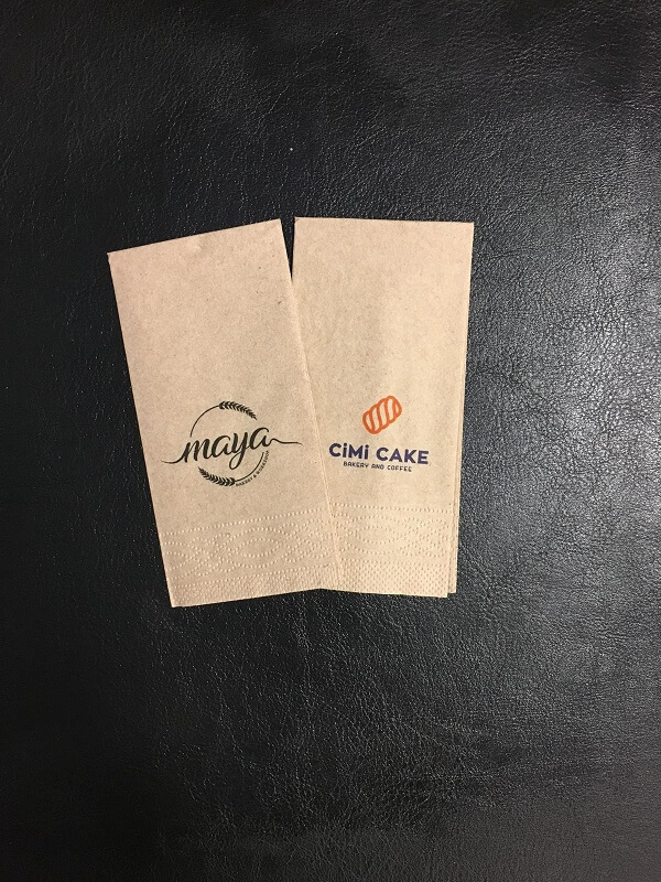 Esmer Baskılı Peçete