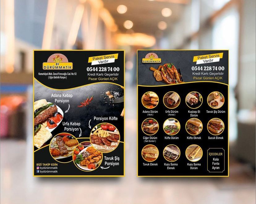 Cafe Restaurant Broşür