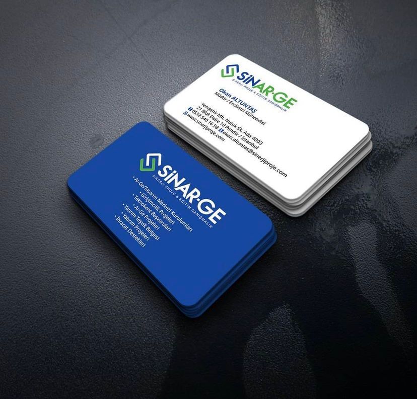 Kabartmalı Laklı Kartvizit