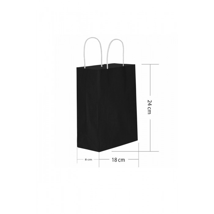 Mini Boy Siyah Kraft Çanta