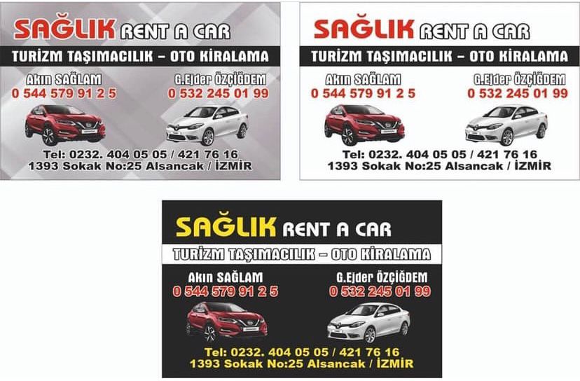 İnce Tek Yön Kartvizit